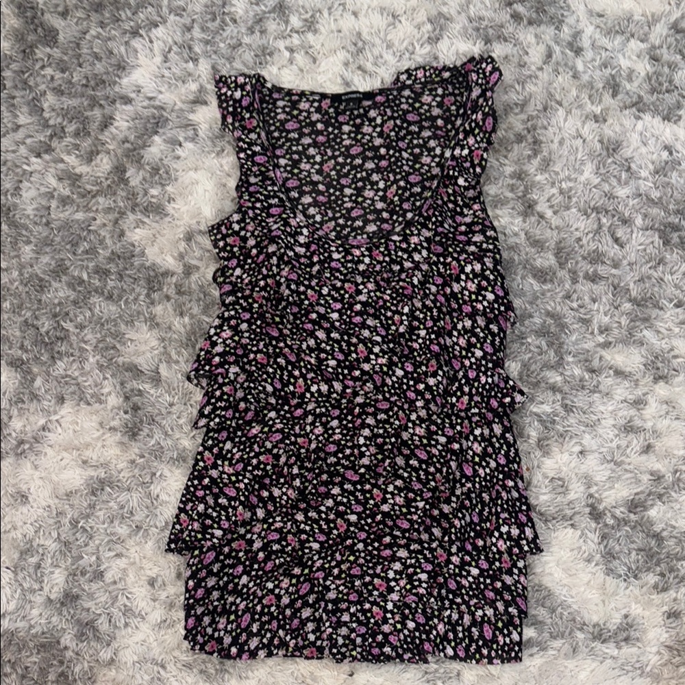 Floral Sleeveless Top